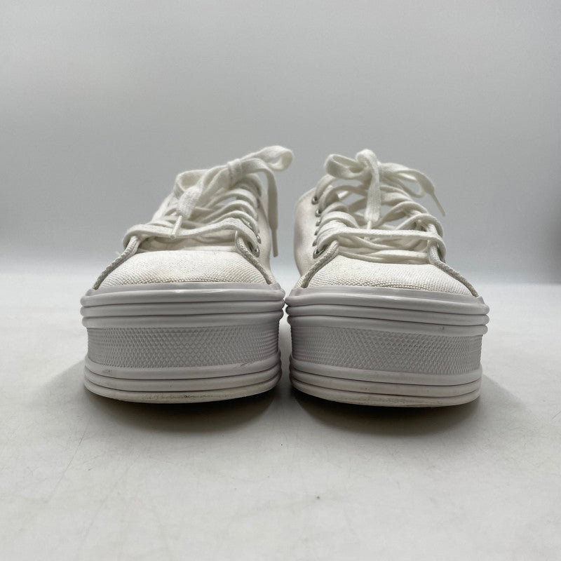 【中古品】【レディース】 CELINE セリーヌ TRIOMPHE JANE LOW LACE-UP LOW SNEAKER トリオンフ ジェーン レースアップ ロースニーカー 183-260924-yo-08-teih サイズ：35(22cm相当) カラー：ホワイト 万代Net店