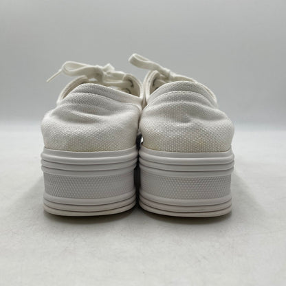 【中古品】【レディース】 CELINE セリーヌ TRIOMPHE JANE LOW LACE-UP LOW SNEAKER トリオンフ ジェーン レースアップ ロースニーカー 183-260924-yo-08-teih サイズ：35(22cm相当) カラー：ホワイト 万代Net店
