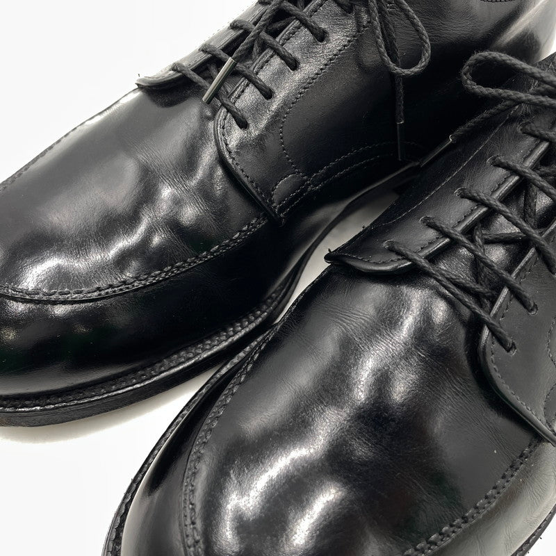 【中古品】【メンズ】 ALDEN オールデン V-TIP C.D.I LEATHER SHOES 303 Vチップ C.D.I レザーシューズ 革靴 164-260924-yo-11-teih サイズ：9(27.5~28cm) カラー：ブラック 万代Net店