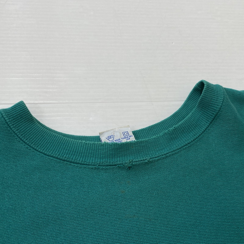 【現状渡し品】【メンズ】 CHAMPION チャンピオン 90's REVERSE WEAVE 90年代 リバース ウェーブ 長袖 トップス スウェット トレーナー 145-260922-sa-15-teih サイズ：L カラー：グリーン系 万代Net店