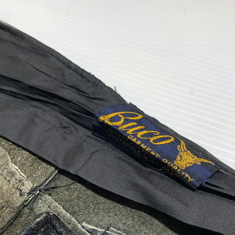 【現状渡し品】【メンズ】 Buco ブコ LEATHER PANTS VINTAGE レザーパンツ ボトムス ヴィンテージ バイカー モーターサイクル 156-260923-ko-22-teih サイズ：34 カラー：ブラック 万代Net店