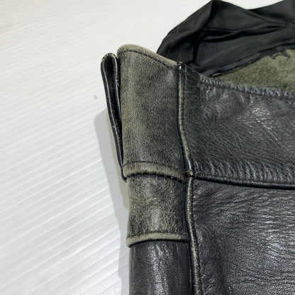 【現状渡し品】【メンズ】 Buco ブコ LEATHER PANTS VINTAGE レザーパンツ ボトムス ヴィンテージ バイカー モーターサイクル 156-260923-ko-22-teih サイズ：34 カラー：ブラック 万代Net店
