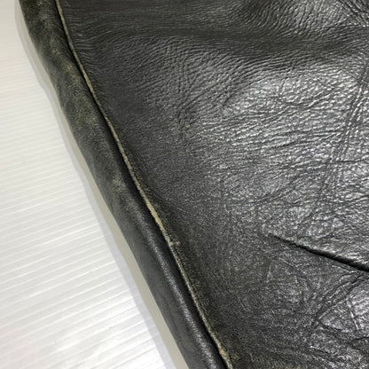 【現状渡し品】【メンズ】 Buco ブコ LEATHER PANTS VINTAGE レザーパンツ ボトムス ヴィンテージ バイカー モーターサイクル 156-260923-ko-22-teih サイズ：34 カラー：ブラック 万代Net店