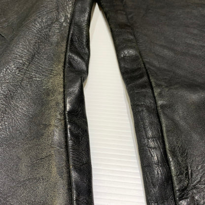 【現状渡し品】【メンズ】 Buco ブコ LEATHER PANTS VINTAGE レザーパンツ ボトムス ヴィンテージ バイカー モーターサイクル 156-260923-ko-22-teih サイズ：34 カラー：ブラック 万代Net店