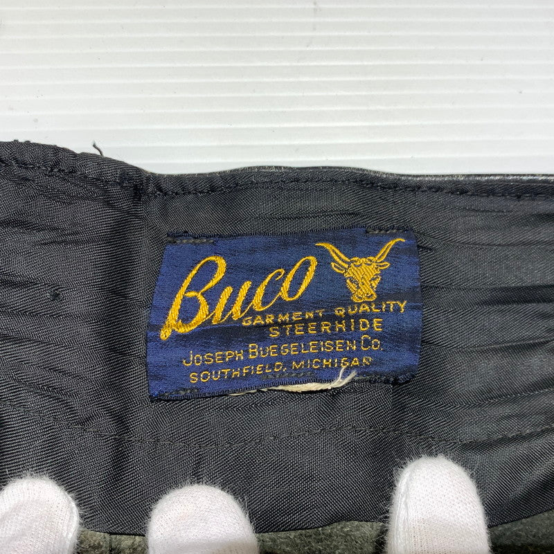 【現状渡し品】【メンズ】 Buco ブコ LEATHER PANTS VINTAGE レザーパンツ ボトムス ヴィンテージ バイカー モーターサイクル 156-260923-ko-22-teih サイズ：34 カラー：ブラック 万代Net店