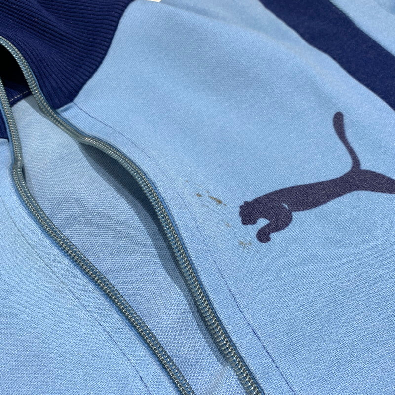 【現状渡し品】【メンズ】 PUMA プーマ 70's TRACK JACKET VINTAGE 70年代 トラックジャケット ライトアウター ジャージ 西ドイツ製 ヴィンテージ 148-260923-ko-03-teih サイズ：5 カラー：ブルー系 万代Net店
