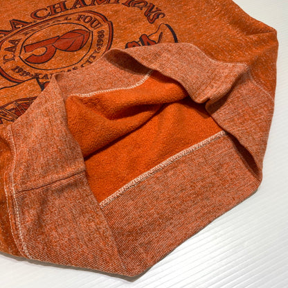 【現状渡し品】【メンズ】 Champion チャンピオン KANSAS SWEAT VINTAGE カンザス スウェット トップス ヴィンテージ 青刺繍タグ 145-260923-ko-04-teih サイズ：M カラー：オレンジ 万代Net店