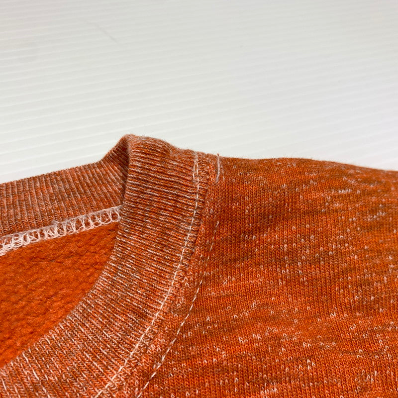 【現状渡し品】【メンズ】 Champion チャンピオン KANSAS SWEAT VINTAGE カンザス スウェット トップス ヴィンテージ 青刺繍タグ 145-260923-ko-04-teih サイズ：M カラー：オレンジ 万代Net店