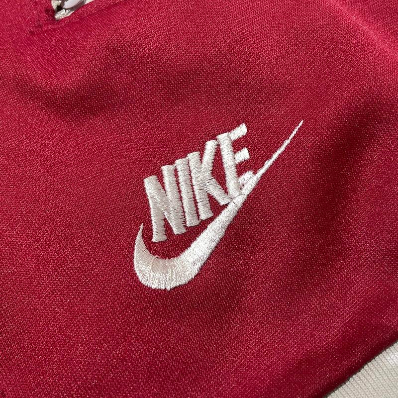 【中古品】【メンズ】 NIKE ナイキ 70's VINTAGE TRACK JACKET MADE IN TAIWAN 70年代 ヴィンテージ トラックジャケット 長袖 トップス 台湾製 TM表記 148-260925-yo-06-teih サイズ：L カラー：ボルドー/グレー 万代Net店
