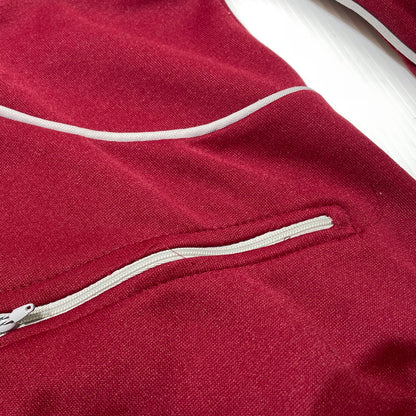 【中古品】【メンズ】 NIKE ナイキ 70's VINTAGE TRACK JACKET MADE IN TAIWAN 70年代 ヴィンテージ トラックジャケット 長袖 トップス 台湾製 TM表記 148-260925-yo-06-teih サイズ：L カラー：ボルドー/グレー 万代Net店