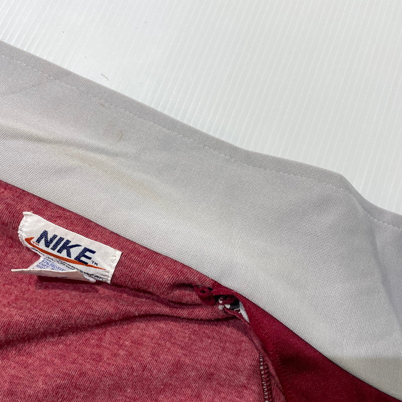 【中古品】【メンズ】 NIKE ナイキ 70's VINTAGE TRACK JACKET MADE IN TAIWAN 70年代 ヴィンテージ トラックジャケット 長袖 トップス 台湾製 TM表記 148-260925-yo-06-teih サイズ：L カラー：ボルドー/グレー 万代Net店