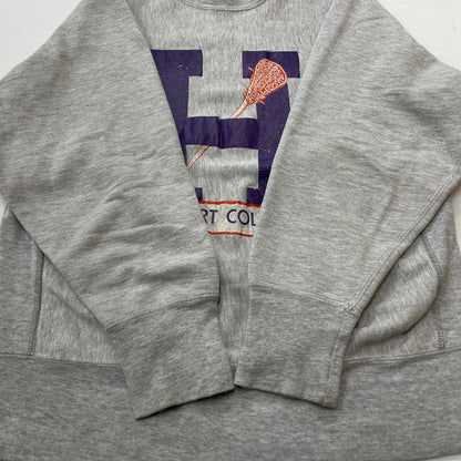 【中古品】【メンズ】 CHAMPION チャンピオン REVERSE WEAVE 80’s VINTAGE HOBART COLLEGE SWEAT リバース ウェーブ 80年代 ヴィンテージ ホバート ガレッジ スウェット 長袖 トップス トレーナー 145-260923-sa-10-teih サイズ：L カラー：グレー 万代Net店