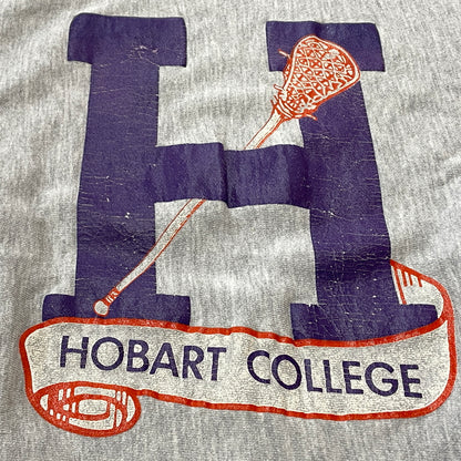 【中古品】【メンズ】 CHAMPION チャンピオン REVERSE WEAVE 80’s VINTAGE HOBART COLLEGE SWEAT リバース ウェーブ 80年代 ヴィンテージ ホバート ガレッジ スウェット 長袖 トップス トレーナー 145-260923-sa-10-teih サイズ：L カラー：グレー 万代Net店