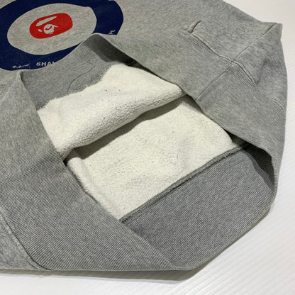 【現状渡し品】【メンズ】 A BATHING APE アベイシングエイプ 90's PULLOVER PARKA 90年代 プルオーバーパーカー トップス フーディ 初期タグ 142-260927-ko-08-teih サイズ：L カラー：グレー 万代Net店