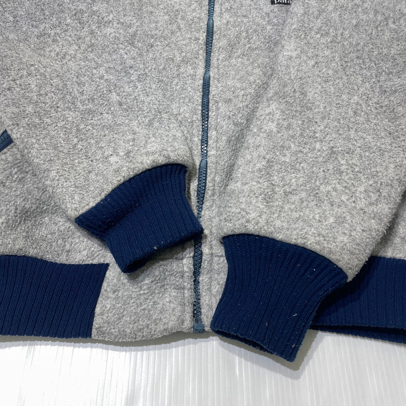 【中古品】【メンズ】 PATAGONIA パタゴニア 80's ZIP UP FLEECE JACKET VINTAGE 80年代 デカタグ ジップアップ フリースジャケット ライトアウター 144-260925-yo-03-teih サイズ：M カラー：グレー 万代Net店