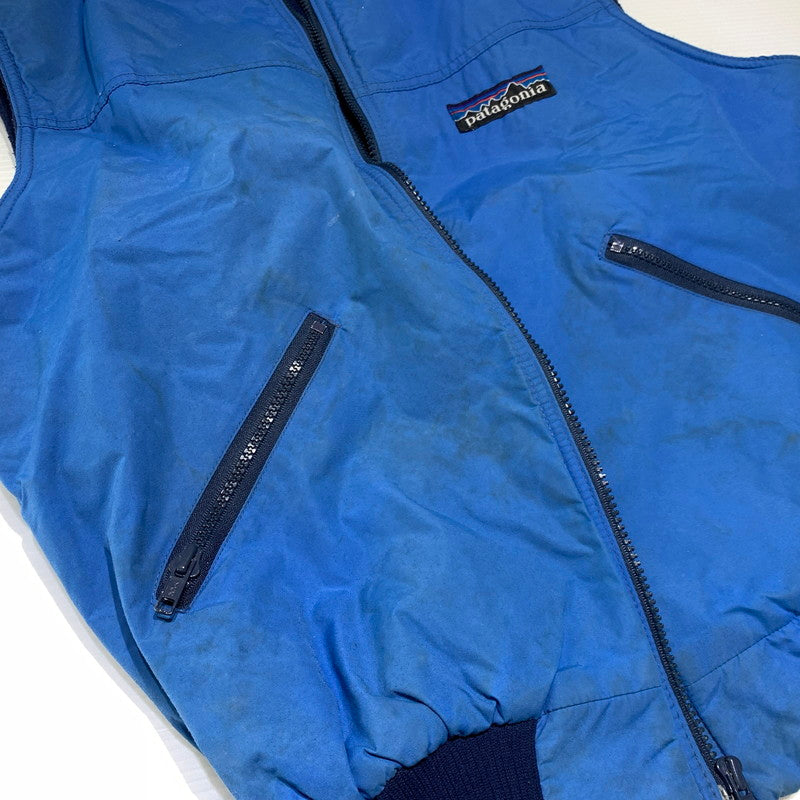 【現状渡し品】【メンズ】 Patagonia パタゴニア NYLON VEST VINTAGE ナイロン ベスト ライトアウター ヴィンテージ 144-260923-ko-01-teih サイズ：M カラー：ブルー 万代Net店