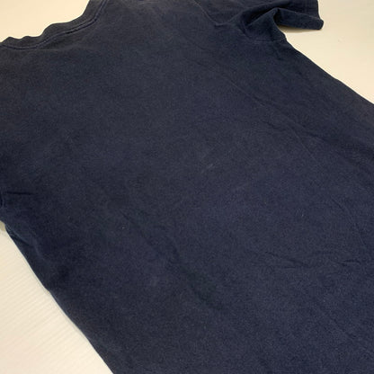 【中古品】【メンズ】 STUSSY ステューシー HAND SIGN S/S T-SHIRT ハンドサイン ショートスリーブ Tシャツ 半袖 トップス 黒タグ 142-260927-ko-01-teih サイズ：M カラー：ネイビー 万代Net店