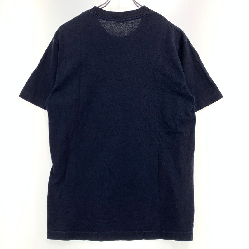 【中古品】【メンズ】 STUSSY ステューシー HAND SIGN S/S T-SHIRT ハンドサイン ショートスリーブ Tシャツ 半袖 トップス 黒タグ 142-260927-ko-01-teih サイズ：M カラー：ネイビー 万代Net店