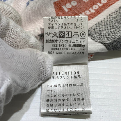 【中古品】【メンズ】 HYSTERIC GLAMOUR ヒステリックグラマー SONIC YOUTH GOO DEMOS S/S SHIRT 02221AH06 ソニックユース ショートスリーブ シャツ 半袖 トップス レーヨン 140-260923-ko-02-teih サイズ：XL カラー：総柄 万代Net店
