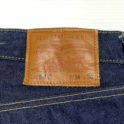 【中古品】【メンズ】 Levi’s リーバイス 501 DENIM PANTS PC9-0047H-0001 デニムパンツ ボトムス ジーンズ ボタン裏 刻印5286 復刻 156-260923-ko-24-teih サイズ：W34L30 カラー：インディゴ 万代Net店
