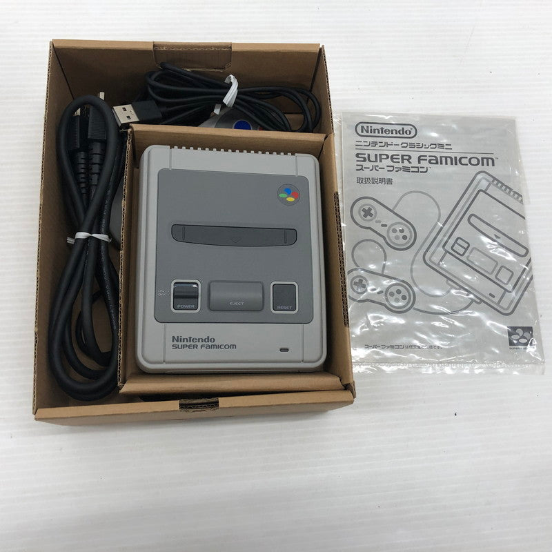 【中古品】 ニンテンドークラシックミニ　スーパーファミコン　本体　動作確認済 023-260509-ns-01-teih 万代Net店