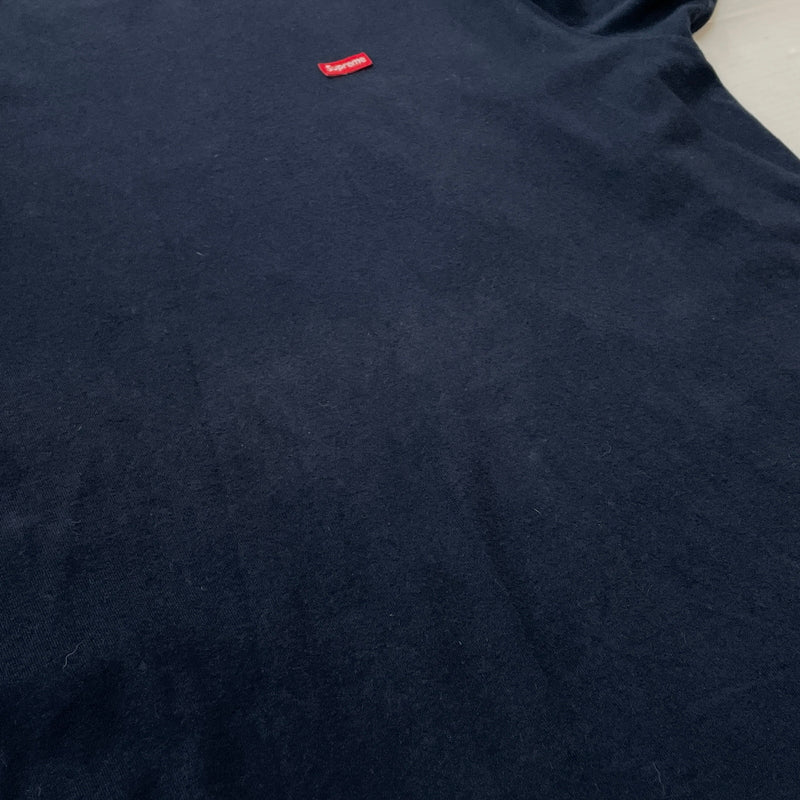 【中古品】【メンズ】 SUPREME シュプリーム SMALL BOX TEE S/S スモール ボックス ロゴ Tシャツ ショート スリーブ 半袖 トップス 149-260923-sa-09-teih サイズ：M カラー：ネイビー 万代Net店