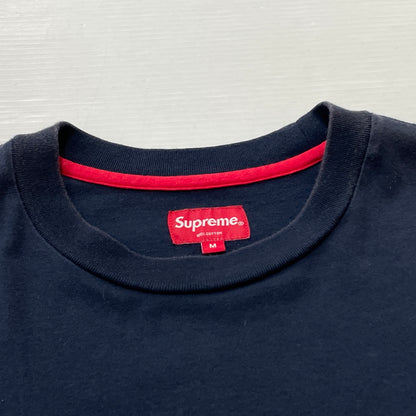 【中古品】【メンズ】 SUPREME シュプリーム SMALL BOX TEE S/S スモール ボックス ロゴ Tシャツ ショート スリーブ 半袖 トップス 149-260923-sa-09-teih サイズ：M カラー：ネイビー 万代Net店