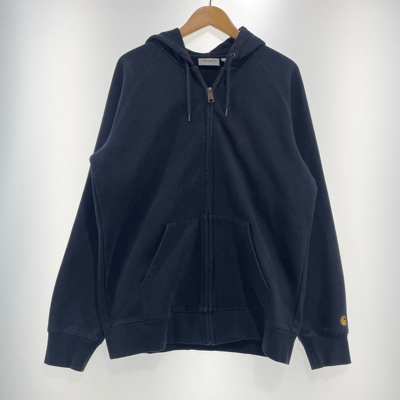 【中古品】【メンズ】 Carhartt WIP カーハート ワークインプログレス HOODED CHASE JACKET I026385 フーデッド チェース ジャケット 長袖 トップス ジップアップ パーカー 145-260925-yo-08-teih サイズ：L カラー：ダークネイビー 万代Net店