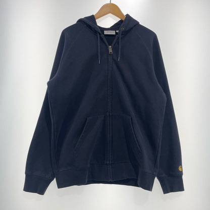 【中古品】【メンズ】 Carhartt WIP カーハート ワークインプログレス HOODED CHASE JACKET I026385 フーデッド チェース ジャケット 長袖 トップス ジップアップ パーカー 145-260925-yo-08-teih サイズ：L カラー：ダークネイビー 万代Net店