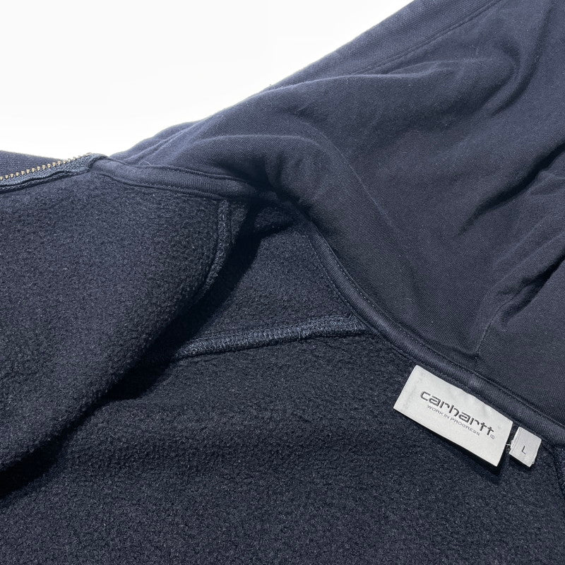 【中古品】【メンズ】 Carhartt WIP カーハート ワークインプログレス HOODED CHASE JACKET I026385 フーデッド チェース ジャケット 長袖 トップス ジップアップ パーカー 145-260925-yo-08-teih サイズ：L カラー：ダークネイビー 万代Net店