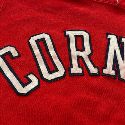 【中古品】【メンズ】 CHAMPION チャンピオン 90's REVERSE WEAVE HOODIE "CORNELL" 90年代 リバースウェーブ フーディ コーネル プルーオーバーパーカー 145-260923-sa-06-teih サイズ：XL カラー：レッド 万代Net店