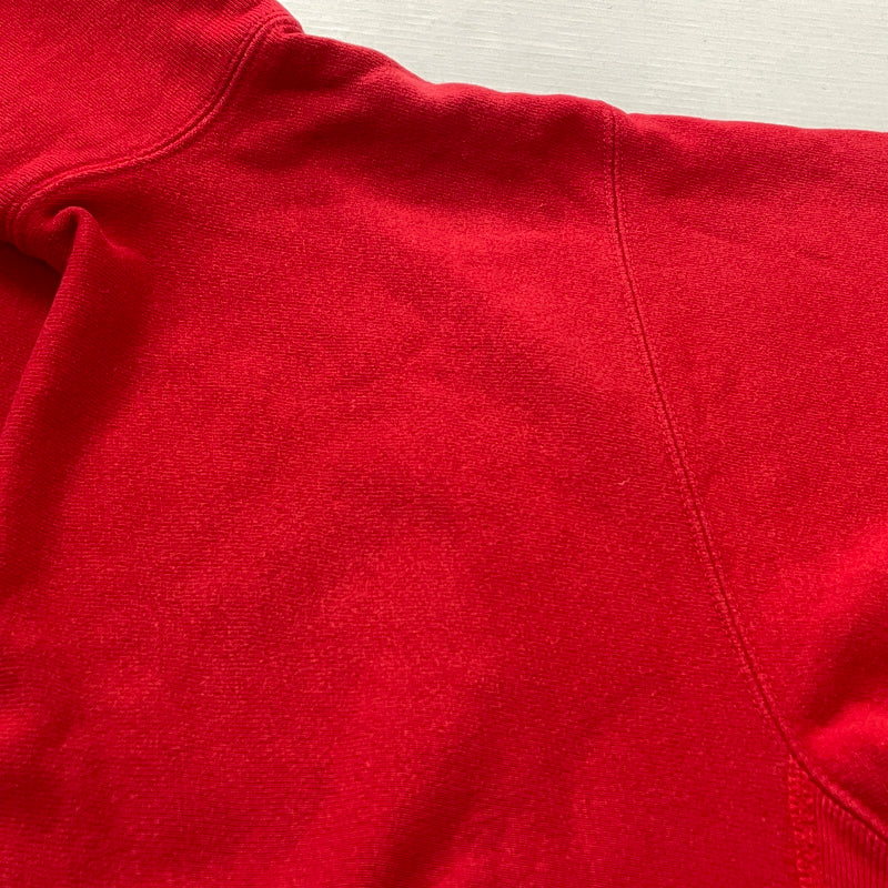 【中古品】【メンズ】 CHAMPION チャンピオン 90's REVERSE WEAVE HOODIE "CORNELL" 90年代 リバースウェーブ フーディ コーネル プルーオーバーパーカー 145-260923-sa-06-teih サイズ：XL カラー：レッド 万代Net店