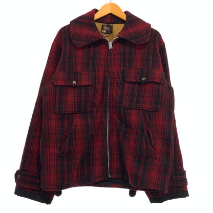 【現状渡し品】【メンズ】 WOO LRICH ウールリッチ 50's WOOL HUNTING JACKET VINTAGE 50年代 ウール ハンティング ジャケット アウター ヴィンテージ 144-260927-ko-15-teih サイズ：40 カラー：レッド 万代Net店