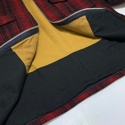 【現状渡し品】【メンズ】 WOO LRICH ウールリッチ 50's WOOL HUNTING JACKET VINTAGE 50年代 ウール ハンティング ジャケット アウター ヴィンテージ 144-260927-ko-15-teih サイズ：40 カラー：レッド 万代Net店