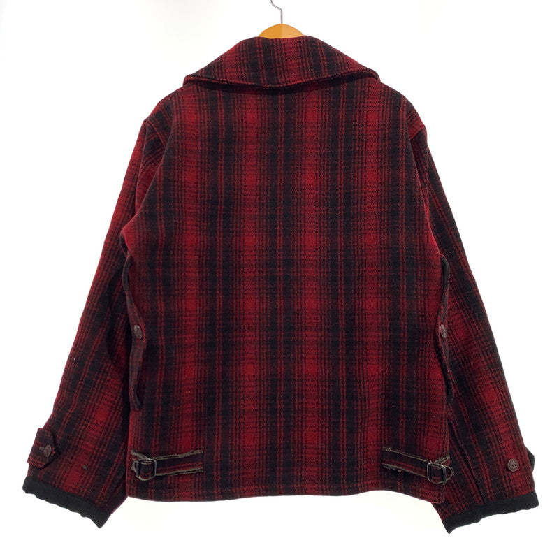 【現状渡し品】【メンズ】 WOO LRICH ウールリッチ 50's WOOL HUNTING JACKET VINTAGE 50年代 ウール ハンティング ジャケット アウター ヴィンテージ 144-260927-ko-15-teih サイズ：40 カラー：レッド 万代Net店