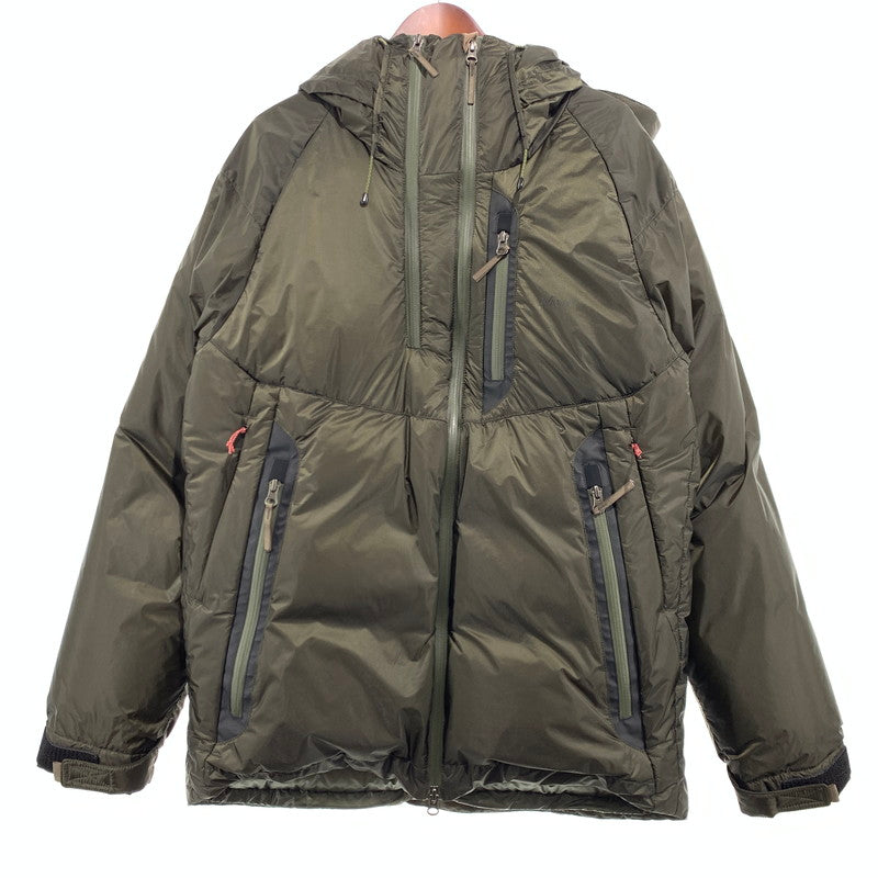 【中古品】【メンズ】 NANGA ナンガ AURORA LIGHT STAND-COLAR DOWN JACKET F000004 オーロラ ライト ダウンジャケット アウター 144-260923-ko-18-teih サイズ：XL カラー：カーキ 万代Net店