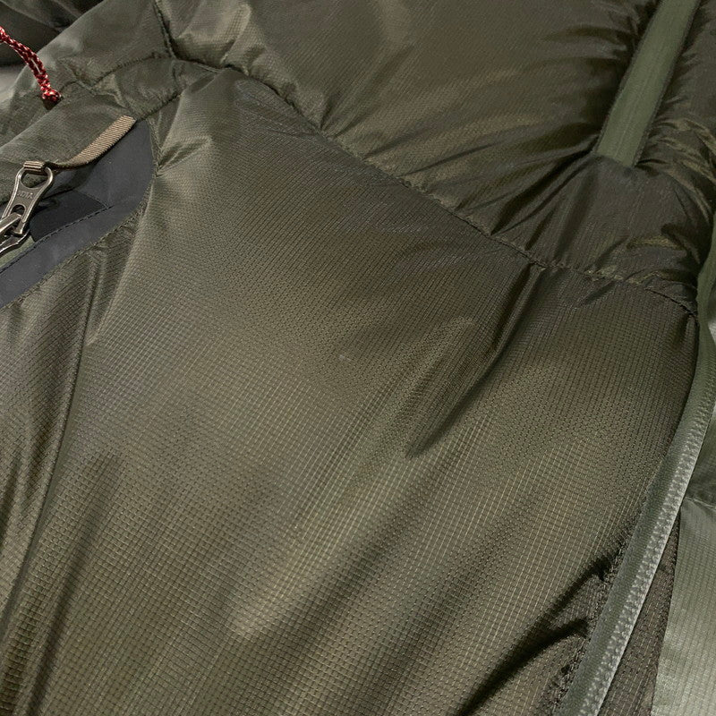 【中古品】【メンズ】 NANGA ナンガ AURORA LIGHT STAND-COLAR DOWN JACKET F000004 オーロラ ライト ダウンジャケット アウター 144-260923-ko-18-teih サイズ：XL カラー：カーキ 万代Net店