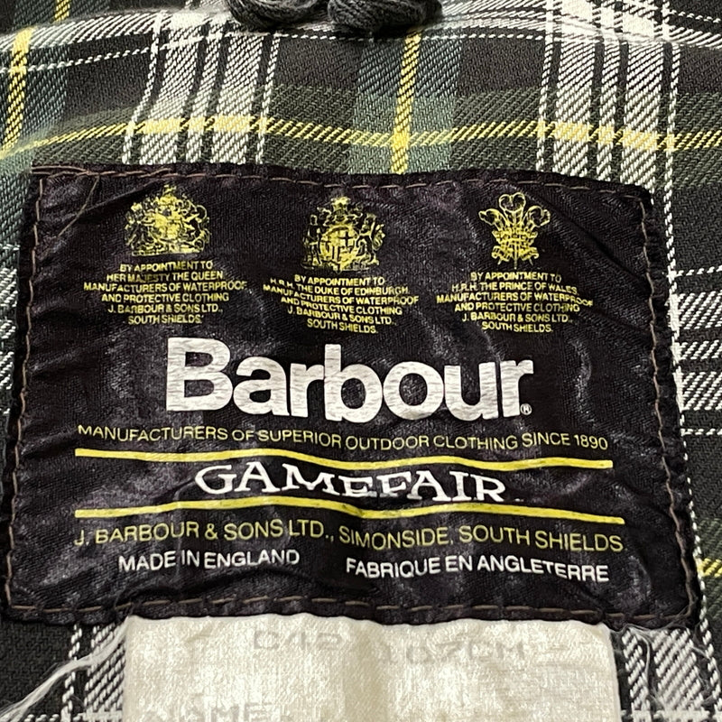 【現状渡し品】【メンズ】 BARBOUR バーブァー 90's GAMEFAIR JACKET 90年代 ゲームフェア ジャケット アウター 145-260923-sa-03-teih サイズ：42 カラー：カーキ 万代Net店