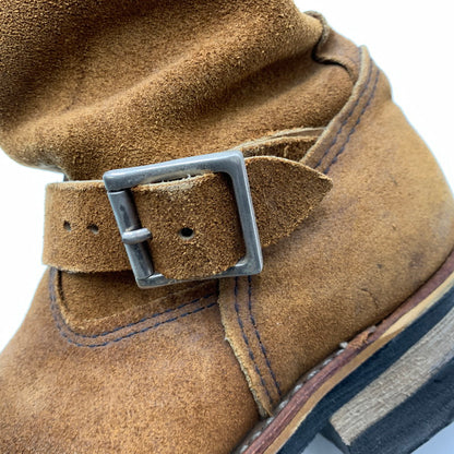 【現状渡し品】【メンズ】 RED WING レッドウィング SUEDE ENGINEER BOOTS 8178 スエード エンジニアブーツ 靴 ロングブーツ 164-260929-ko-23-teih サイズ：USA8 カラー：ブラウン 万代Net店