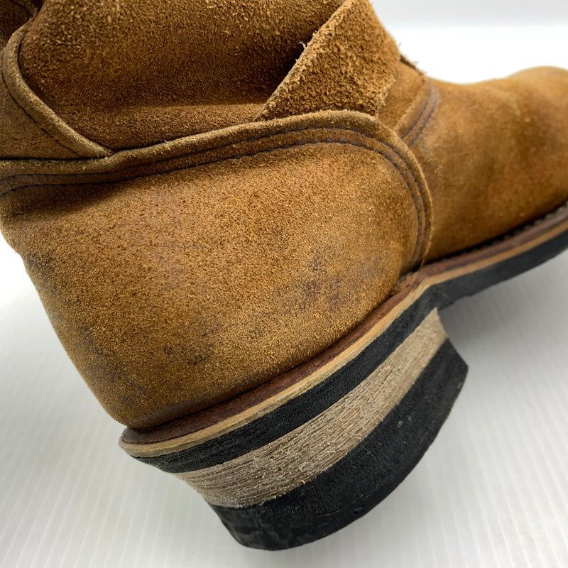 【現状渡し品】【メンズ】 RED WING レッドウィング SUEDE ENGINEER BOOTS 8178 スエード エンジニアブーツ 靴 ロングブーツ 164-260929-ko-23-teih サイズ：USA8 カラー：ブラウン 万代Net店