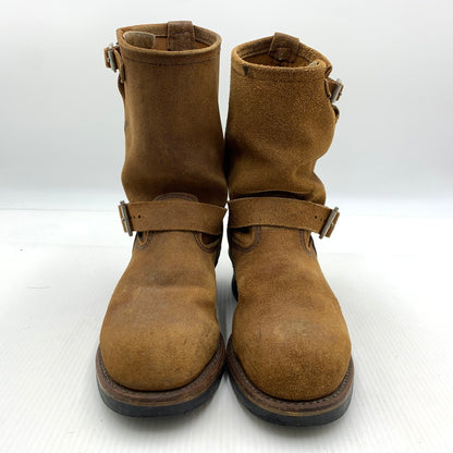【現状渡し品】【メンズ】 RED WING レッドウィング SUEDE ENGINEER BOOTS 8178 スエード エンジニアブーツ 靴 ロングブーツ 164-260929-ko-23-teih サイズ：USA8 カラー：ブラウン 万代Net店