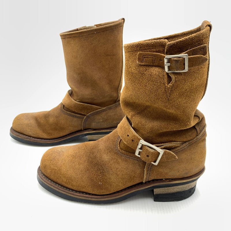 【現状渡し品】【メンズ】 RED WING レッドウィング SUEDE ENGINEER BOOTS 8178 スエード エンジニアブーツ 靴 ロングブーツ 164-260929-ko-23-teih サイズ：USA8 カラー：ブラウン 万代Net店