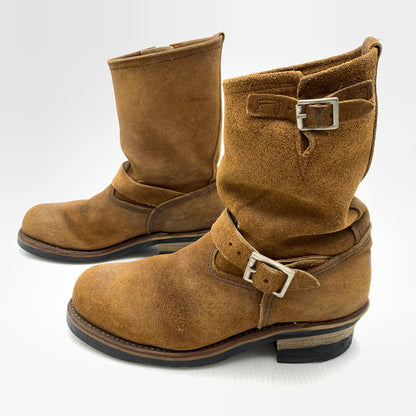 【現状渡し品】【メンズ】 RED WING レッドウィング SUEDE ENGINEER BOOTS 8178 スエード エンジニアブーツ 靴 ロングブーツ 164-260929-ko-23-teih サイズ：USA8 カラー：ブラウン 万代Net店