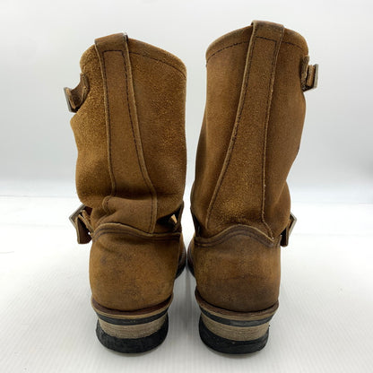 【現状渡し品】【メンズ】 RED WING レッドウィング SUEDE ENGINEER BOOTS 8178 スエード エンジニアブーツ 靴 ロングブーツ 164-260929-ko-23-teih サイズ：USA8 カラー：ブラウン 万代Net店