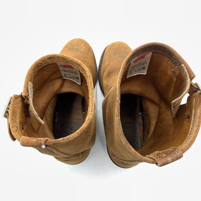 【現状渡し品】【メンズ】 RED WING レッドウィング SUEDE ENGINEER BOOTS 8178 スエード エンジニアブーツ 靴 ロングブーツ 164-260929-ko-23-teih サイズ：USA8 カラー：ブラウン 万代Net店