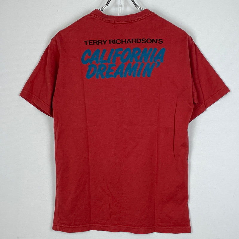 【中古品】【メンズ】 HYSTERIC GLAMOUR ヒステリックグラマー × PLAYBOY プレイボーイ TERRY RICHARDSON CALIFORNIA DREAMIN TEE12171CT02 テリー リチャード ソン Ｔシャツ 140-260923-sa-07-teih サイズ：XS カラー：レッド 万代Net店