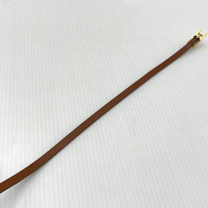 【中古品】【メンズ/レディース】 HERMES エルメス LEATHER BRACELET レザーブレスレット ビーアピ アクセサリー 182-260926-ko-17-teih カラー：ブラック/ブラウン 万代Net店