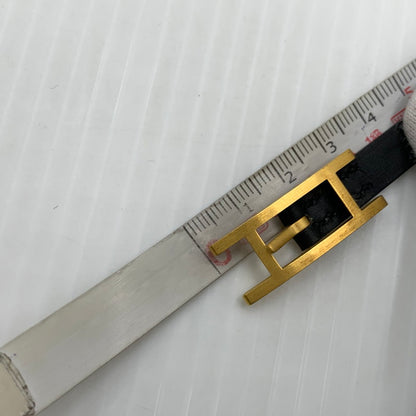 【中古品】【メンズ/レディース】 HERMES エルメス LEATHER BRACELET レザーブレスレット ビーアピ アクセサリー 182-260926-ko-17-teih カラー：ブラック/ブラウン 万代Net店