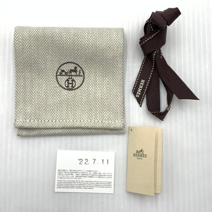 【中古品】【メンズ/レディース】 HERMES エルメス LEATHER BRACELET レザーブレスレット ビーアピ アクセサリー 182-260926-ko-17-teih カラー：ブラック/ブラウン 万代Net店