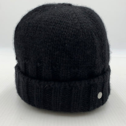 【中古品】【メンズ】 HERMES エルメス CASHMERE KNIT CAP SELLIER カシミア ニット キャップ セリエ 帽子 183-260926-ko-11-teih サイズ：S カラー：ブラック 万代Net店